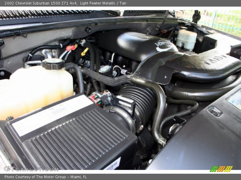 Light Pewter Metallic / Tan 2002 Chevrolet Suburban 1500 Z71 4x4