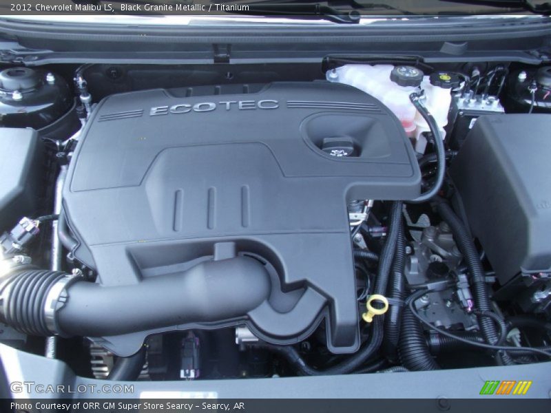 Black Granite Metallic / Titanium 2012 Chevrolet Malibu LS
