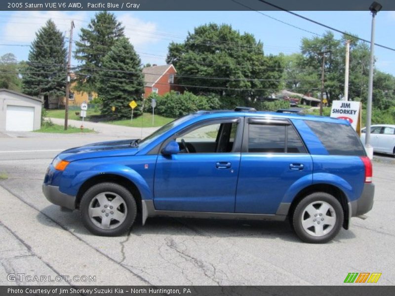 Pacific Blue / Gray 2005 Saturn VUE V6 AWD