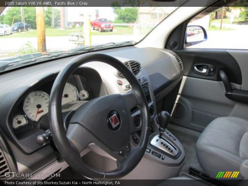 Pacific Blue / Gray 2005 Saturn VUE V6 AWD