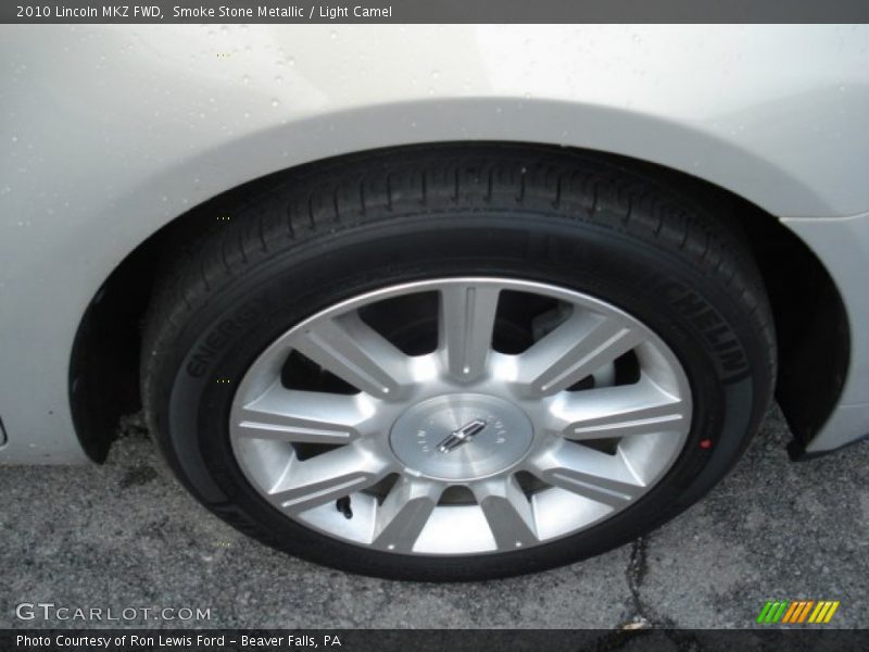 Smoke Stone Metallic / Light Camel 2010 Lincoln MKZ FWD