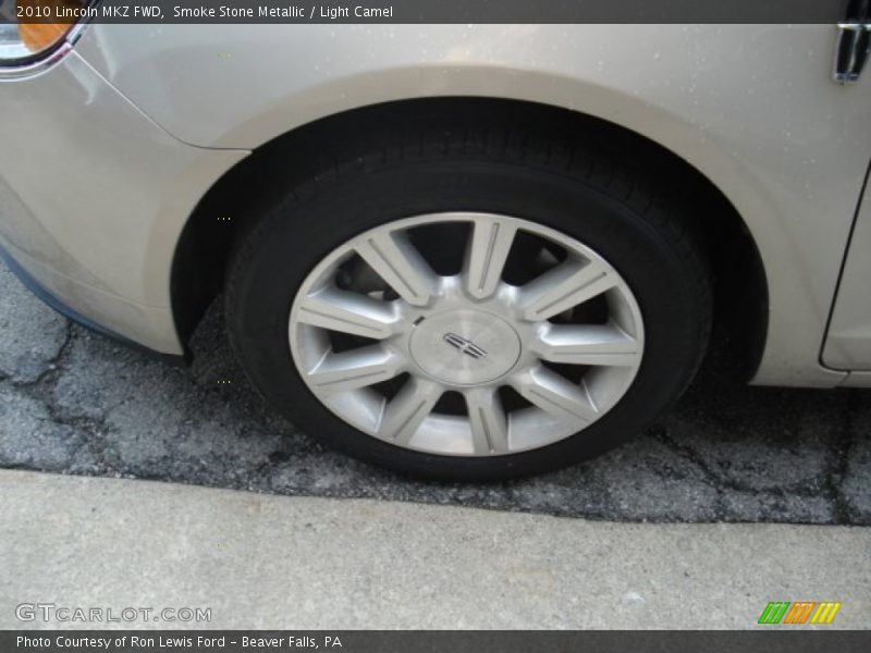 Smoke Stone Metallic / Light Camel 2010 Lincoln MKZ FWD