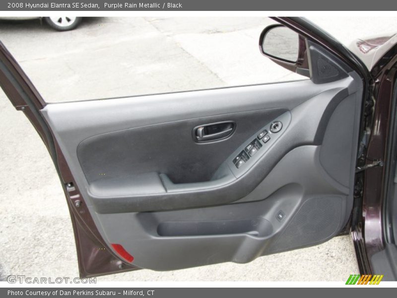 Purple Rain Metallic / Black 2008 Hyundai Elantra SE Sedan