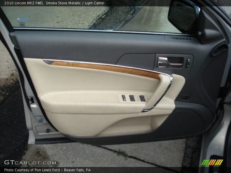 Smoke Stone Metallic / Light Camel 2010 Lincoln MKZ FWD