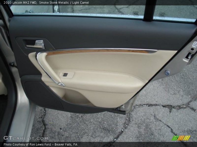 Smoke Stone Metallic / Light Camel 2010 Lincoln MKZ FWD