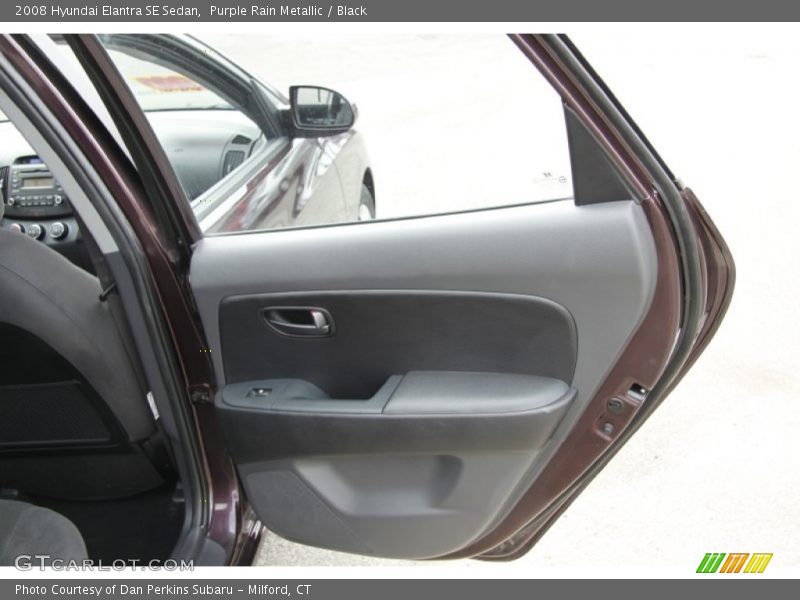 Purple Rain Metallic / Black 2008 Hyundai Elantra SE Sedan