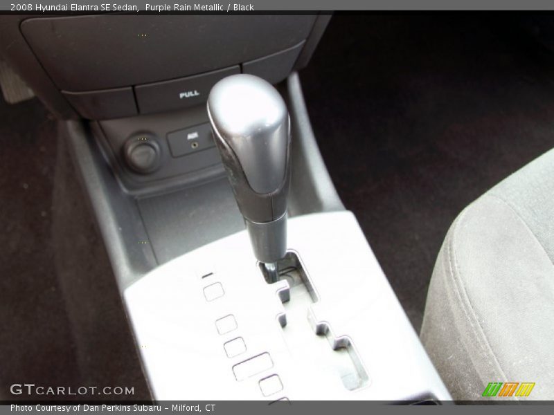 Purple Rain Metallic / Black 2008 Hyundai Elantra SE Sedan
