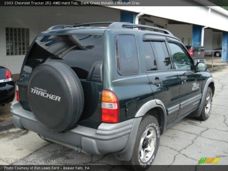  2003 Tracker ZR2 4WD Hard Top Dark Green Metallic
