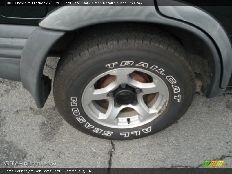  2003 Tracker ZR2 4WD Hard Top Wheel