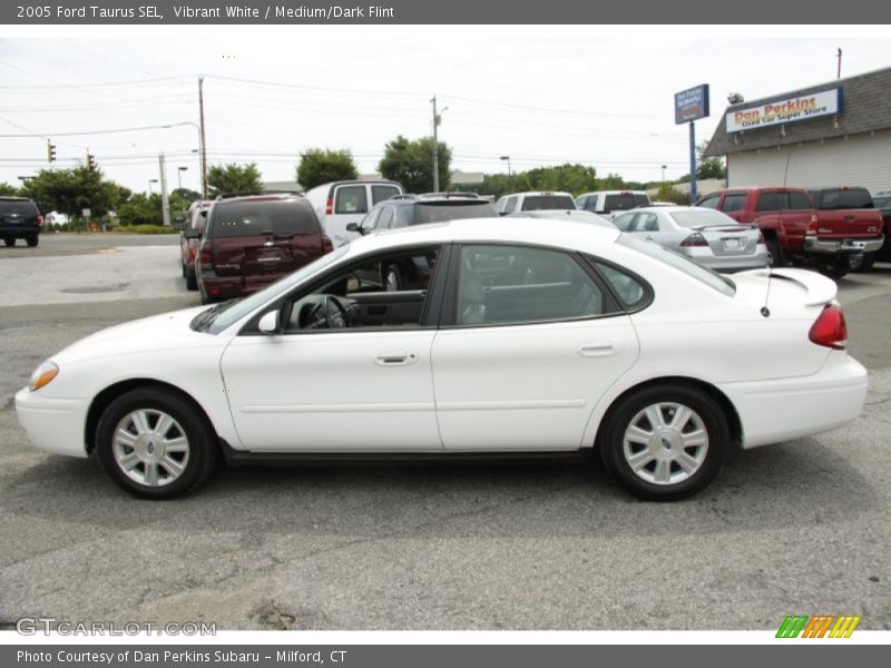 Vibrant White / Medium/Dark Flint 2005 Ford Taurus SEL