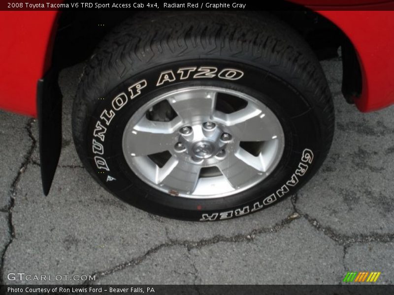 Radiant Red / Graphite Gray 2008 Toyota Tacoma V6 TRD Sport Access Cab 4x4