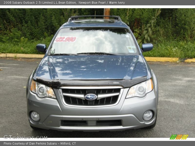 Newport Blue Pearl / Warm Ivory 2008 Subaru Outback 2.5i Limited L.L.Bean Edition