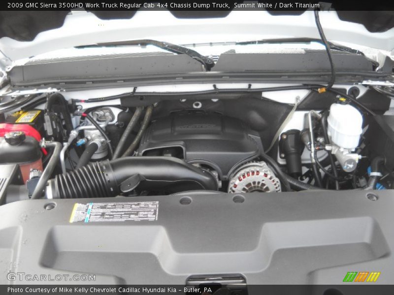 Summit White / Dark Titanium 2009 GMC Sierra 3500HD Work Truck Regular Cab 4x4 Chassis Dump Truck