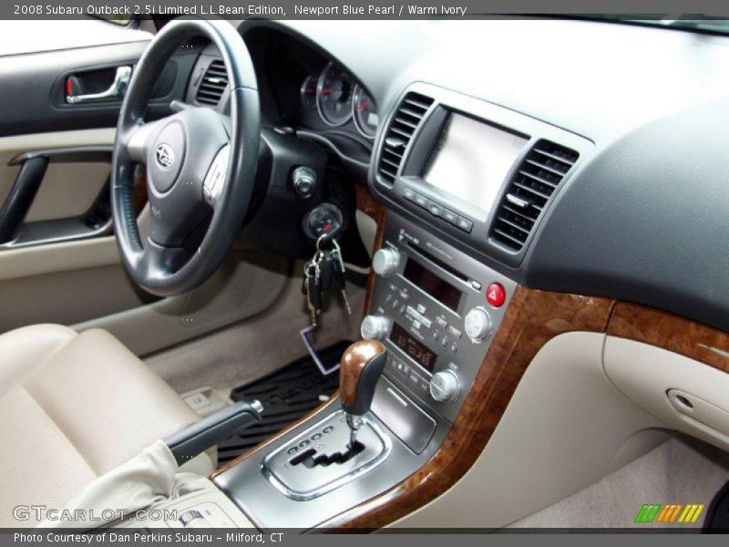 Newport Blue Pearl / Warm Ivory 2008 Subaru Outback 2.5i Limited L.L.Bean Edition