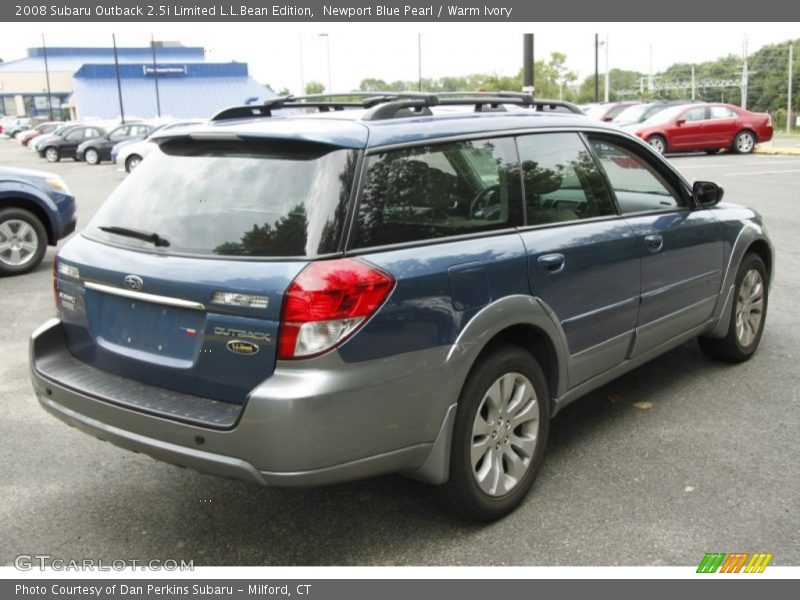 Newport Blue Pearl / Warm Ivory 2008 Subaru Outback 2.5i Limited L.L.Bean Edition