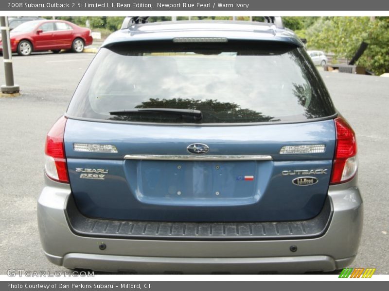 Newport Blue Pearl / Warm Ivory 2008 Subaru Outback 2.5i Limited L.L.Bean Edition