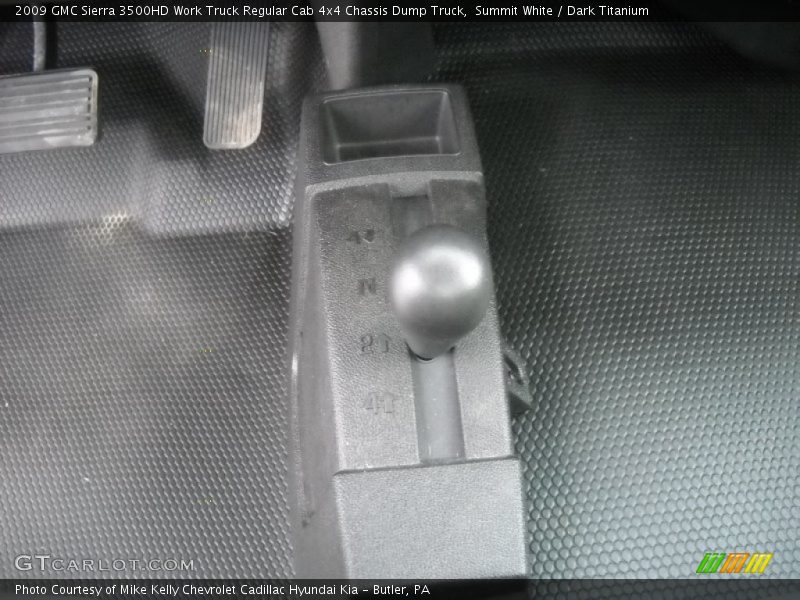 Summit White / Dark Titanium 2009 GMC Sierra 3500HD Work Truck Regular Cab 4x4 Chassis Dump Truck