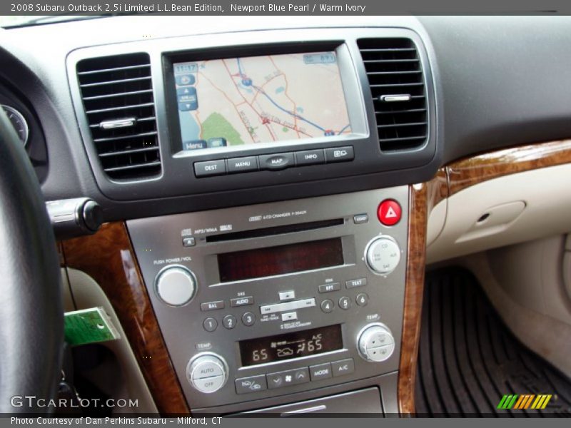 Newport Blue Pearl / Warm Ivory 2008 Subaru Outback 2.5i Limited L.L.Bean Edition
