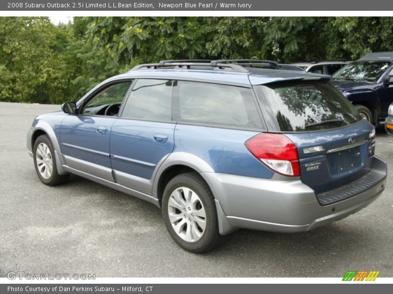Newport Blue Pearl / Warm Ivory 2008 Subaru Outback 2.5i Limited L.L.Bean Edition