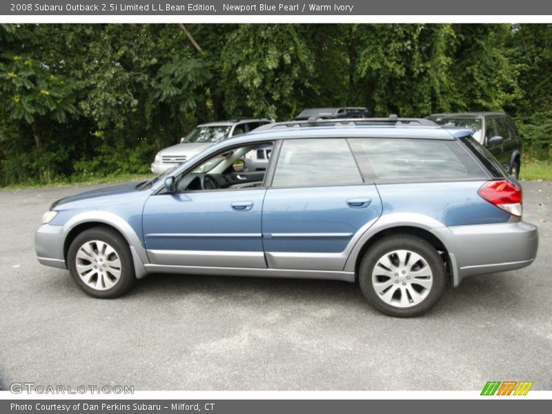 Newport Blue Pearl / Warm Ivory 2008 Subaru Outback 2.5i Limited L.L.Bean Edition