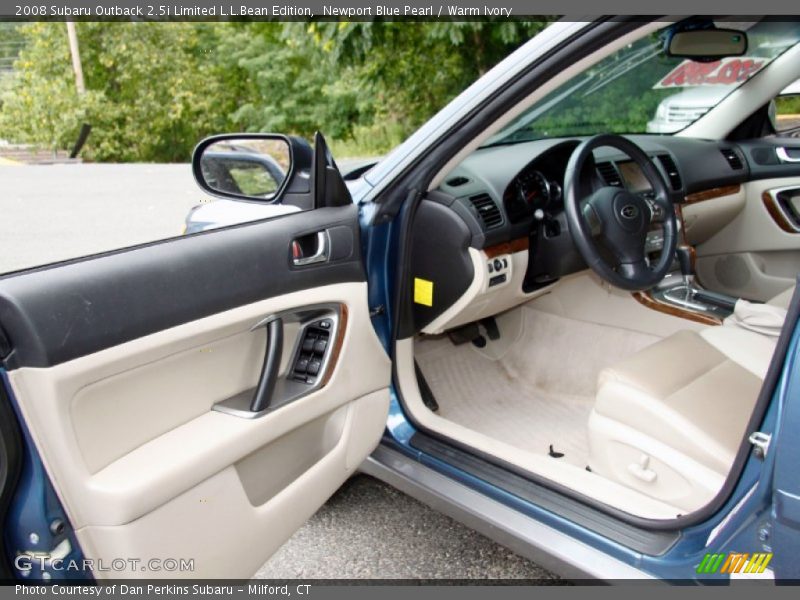 Newport Blue Pearl / Warm Ivory 2008 Subaru Outback 2.5i Limited L.L.Bean Edition