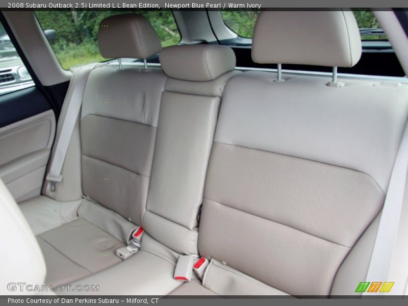 Newport Blue Pearl / Warm Ivory 2008 Subaru Outback 2.5i Limited L.L.Bean Edition