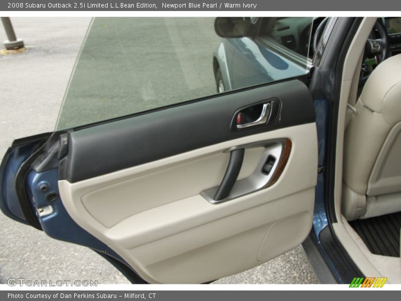 Newport Blue Pearl / Warm Ivory 2008 Subaru Outback 2.5i Limited L.L.Bean Edition