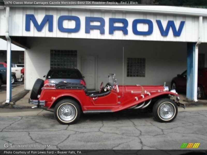 Red / Black 1976 Classic Motor Carriages Gazelle Mercedes-Benz SSK Roadster Replica