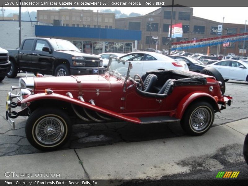 Red / Black 1976 Classic Motor Carriages Gazelle Mercedes-Benz SSK Roadster Replica