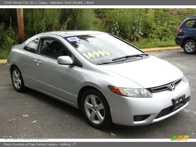 Front 3/4 View of 2008 Civic EX-L Coupe
