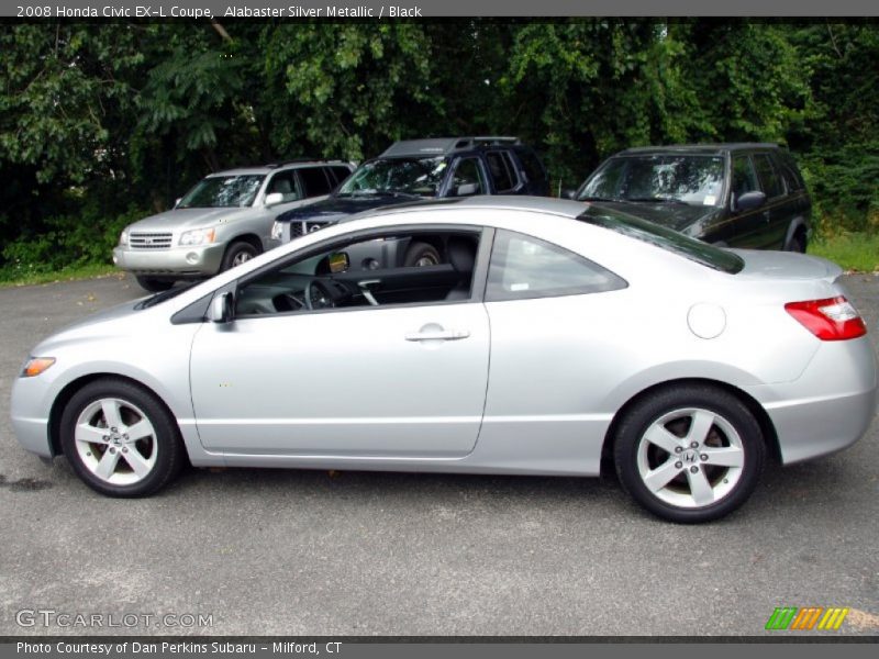  2008 Civic EX-L Coupe Alabaster Silver Metallic