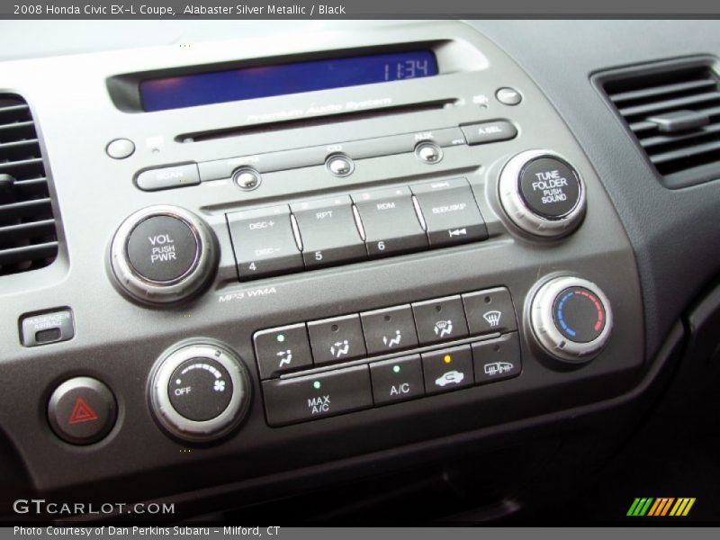 Controls of 2008 Civic EX-L Coupe