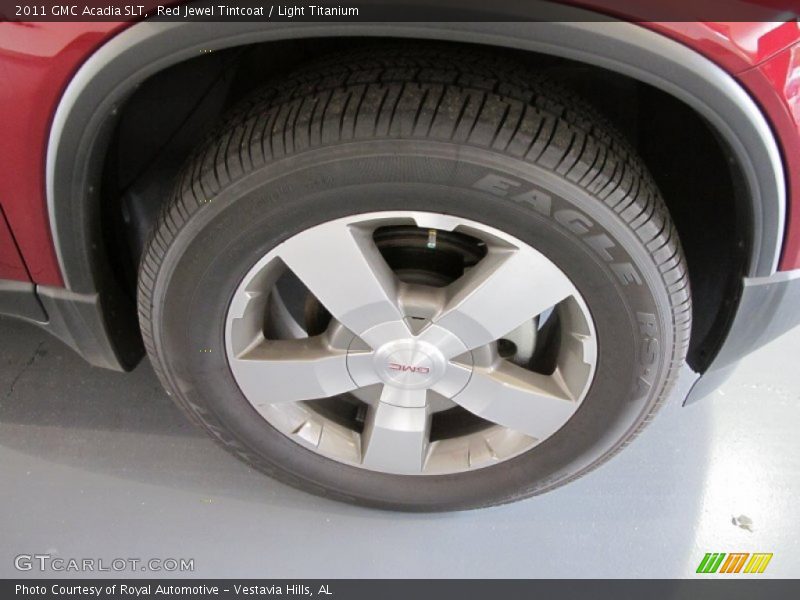 Red Jewel Tintcoat / Light Titanium 2011 GMC Acadia SLT