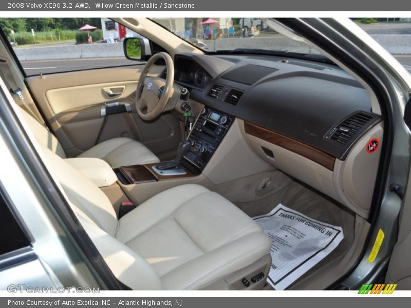 Willow Green Metallic / Sandstone 2008 Volvo XC90 3.2 AWD