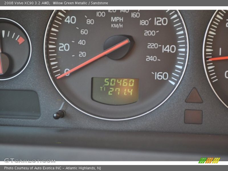 Willow Green Metallic / Sandstone 2008 Volvo XC90 3.2 AWD