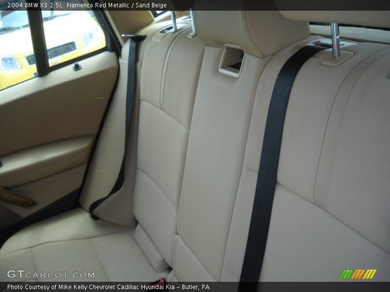 Flamenco Red Metallic / Sand Beige 2004 BMW X3 2.5i