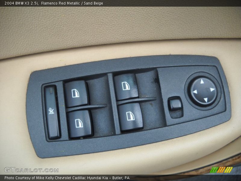Flamenco Red Metallic / Sand Beige 2004 BMW X3 2.5i