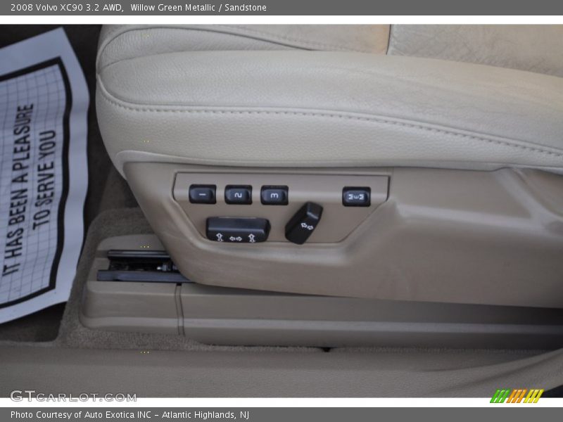 Willow Green Metallic / Sandstone 2008 Volvo XC90 3.2 AWD