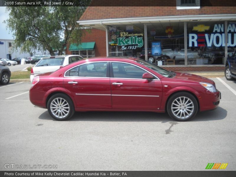 Red Jewel / Gray 2008 Saturn Aura XR