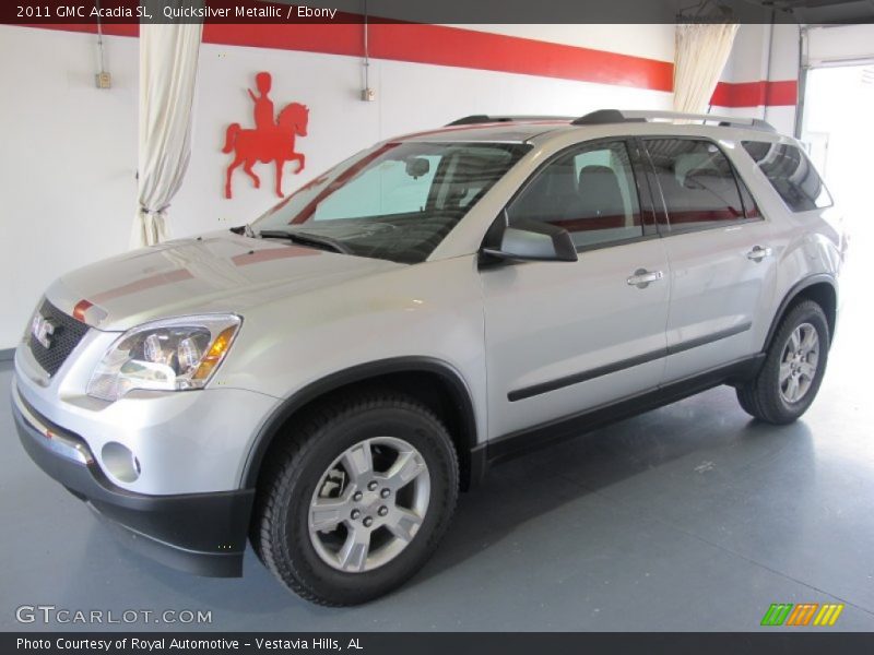 Quicksilver Metallic / Ebony 2011 GMC Acadia SL
