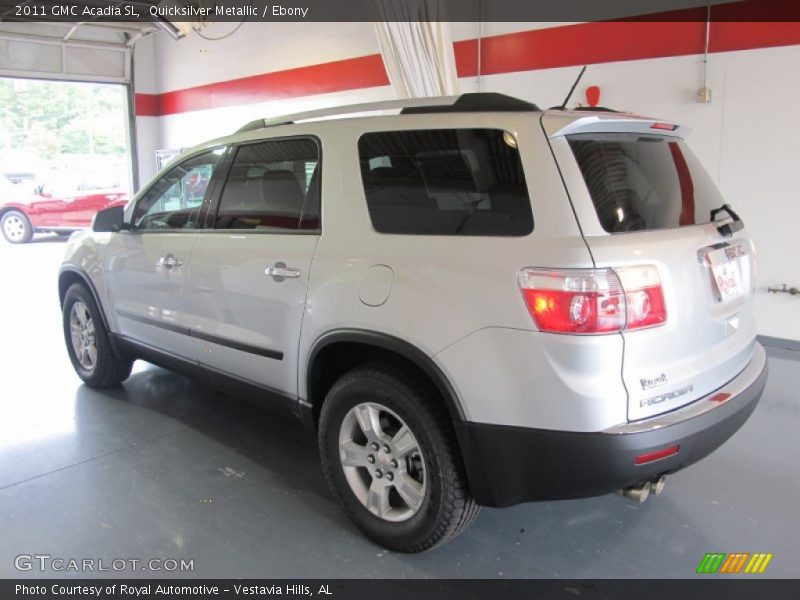Quicksilver Metallic / Ebony 2011 GMC Acadia SL