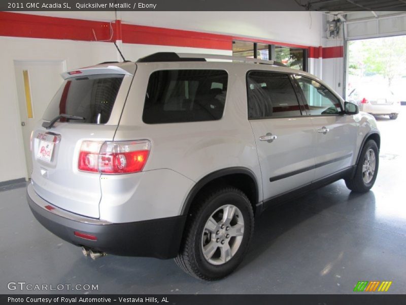 Quicksilver Metallic / Ebony 2011 GMC Acadia SL