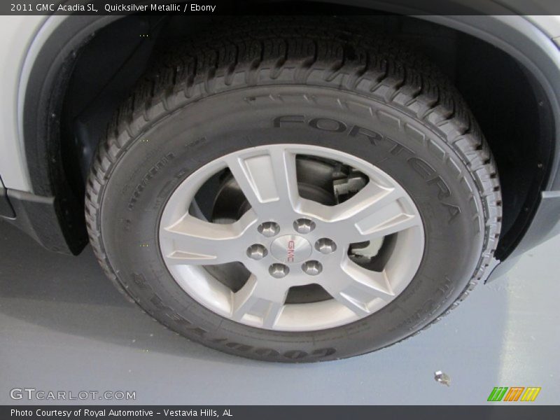 Quicksilver Metallic / Ebony 2011 GMC Acadia SL