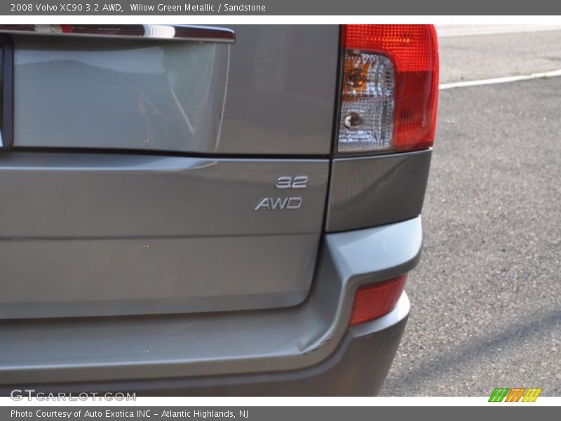 Willow Green Metallic / Sandstone 2008 Volvo XC90 3.2 AWD