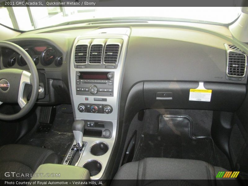 Quicksilver Metallic / Ebony 2011 GMC Acadia SL