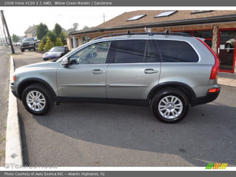 Willow Green Metallic / Sandstone 2008 Volvo XC90 3.2 AWD