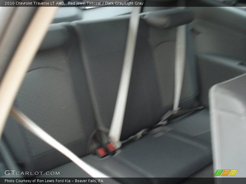 Red Jewel Tintcoat / Dark Gray/Light Gray 2010 Chevrolet Traverse LT AWD