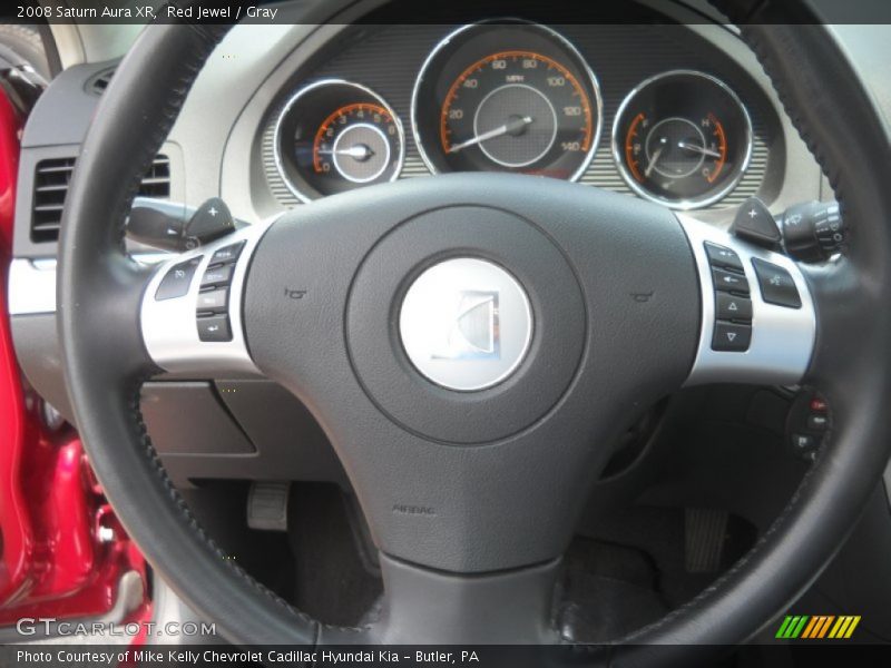 Red Jewel / Gray 2008 Saturn Aura XR