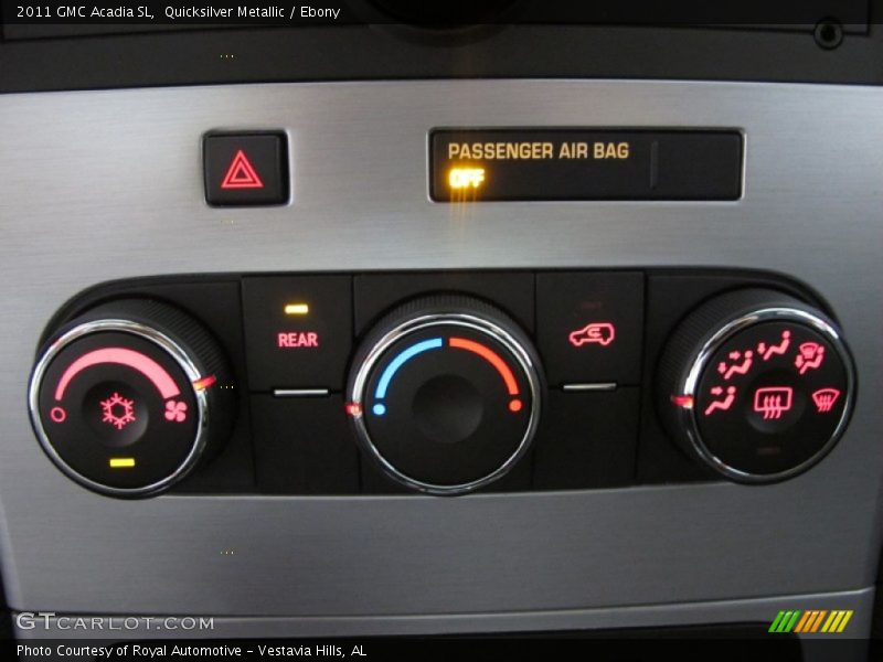 Quicksilver Metallic / Ebony 2011 GMC Acadia SL