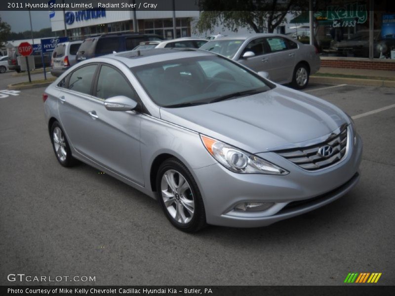 Radiant Silver / Gray 2011 Hyundai Sonata Limited